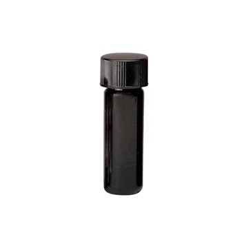 WHEATON 新一代小瓶 1.0 mL 棕色 顶端密闭 黑色酚醛树脂旋盖 带PTFE表面的14B橡胶盖垫 12 个/盒