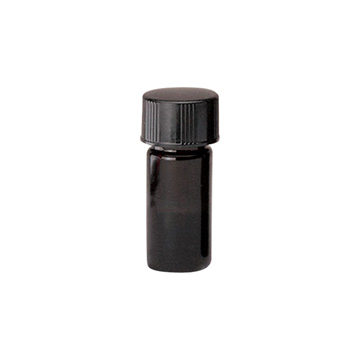 WHEATON 新一代小瓶 0.3 mL 棕色 顶端密闭 黑色酚醛树脂旋盖 带PTFE表面的14B橡胶盖垫 12 个/盒