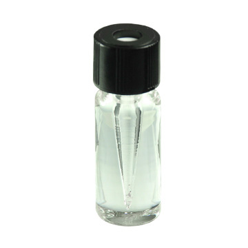 WHEATON 新一代小瓶 0.1 mL 无色透明 顶端开口 黑色酚醛树脂旋盖 带PTFE表面的硅树脂盖垫 12 个/盒