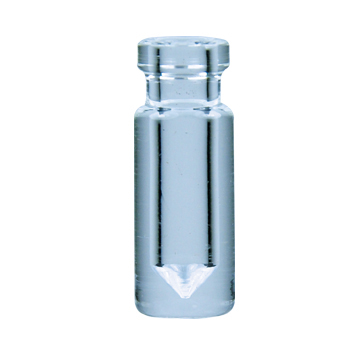 WHEATON 新一代小瓶 0.3 mL 无色透明 压盖式钳口 盖子尺寸13mm 单独购买 12 个/盒