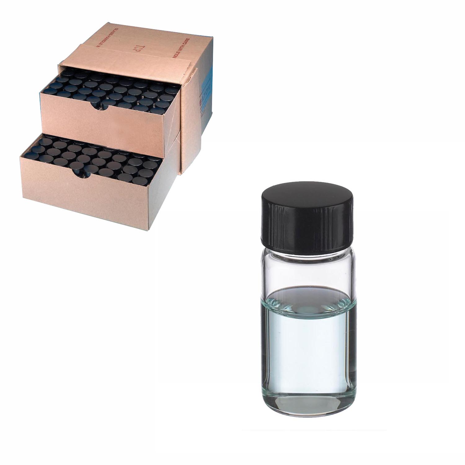 WHEATON 取样瓶 6mL 短瓶 无色透明 黑色酚醛树脂盖 14B橡胶盖垫 200 个/盒