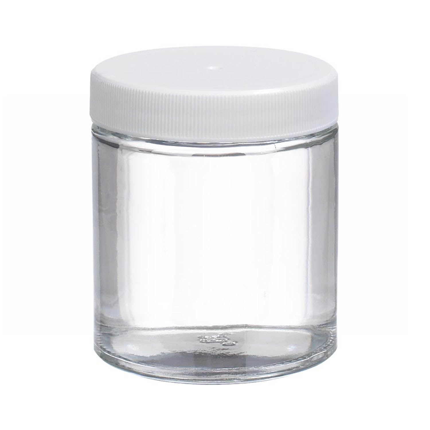 WHEATON 125mL 无色透明直边罐 白色聚丙烯盖 聚乙烯/聚丙烯盖垫 24个/盒