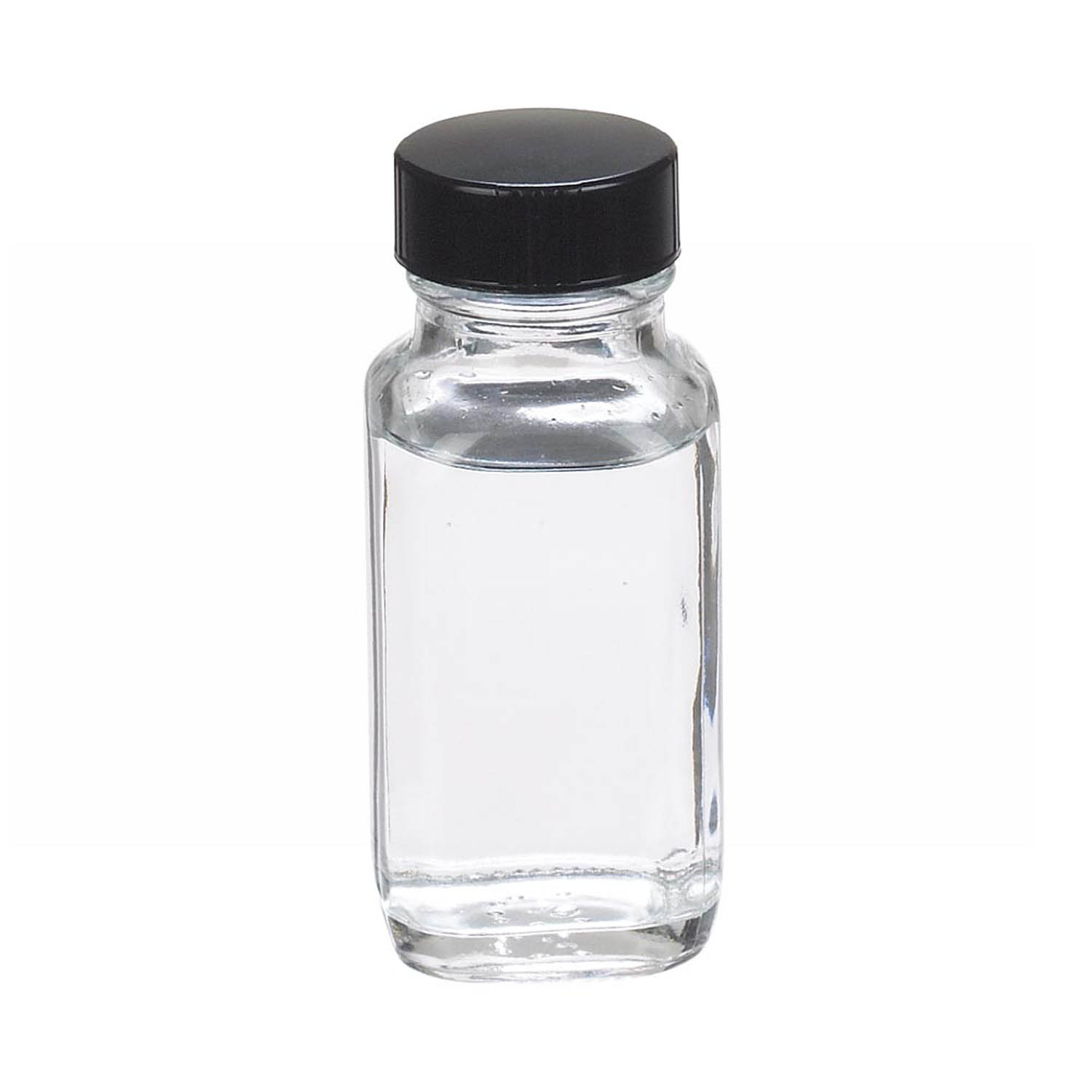 WHEATON 60mL 无色透明法国方形瓶 黑酚醛树脂盖 聚乙烯圆锥垫 48个/盒