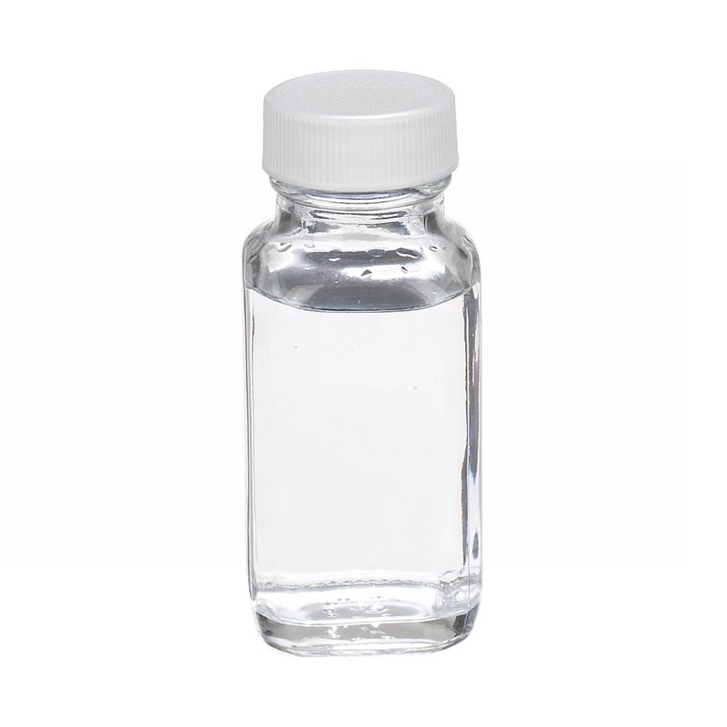 WHEATON 60mL 无色透明法国方形瓶 白色聚丙烯盖 聚乙烯盖垫 240个/盒