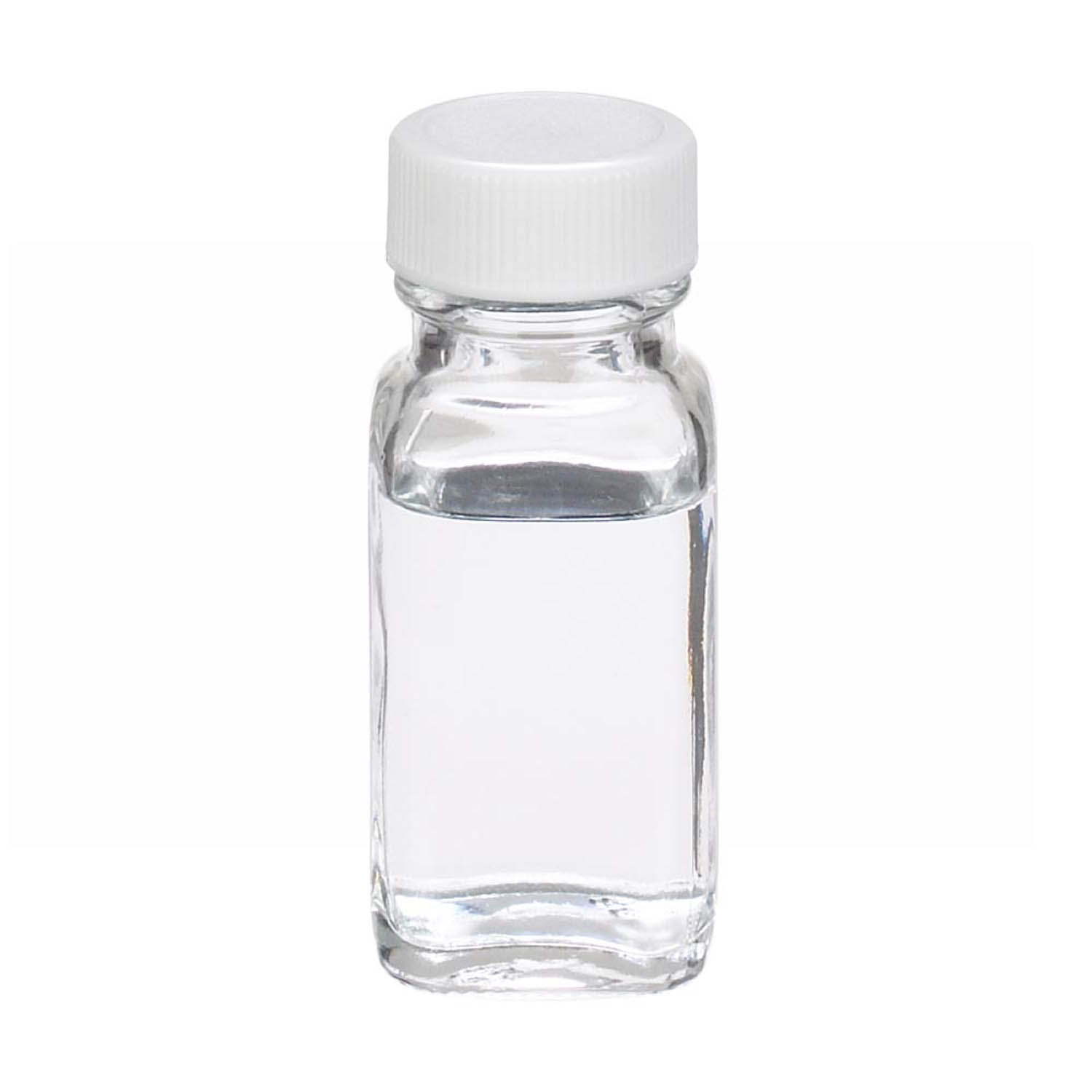 WHEATON 30mL 无色透明法国方形瓶 白色聚丙烯盖 聚乙烯盖垫 48个/盒