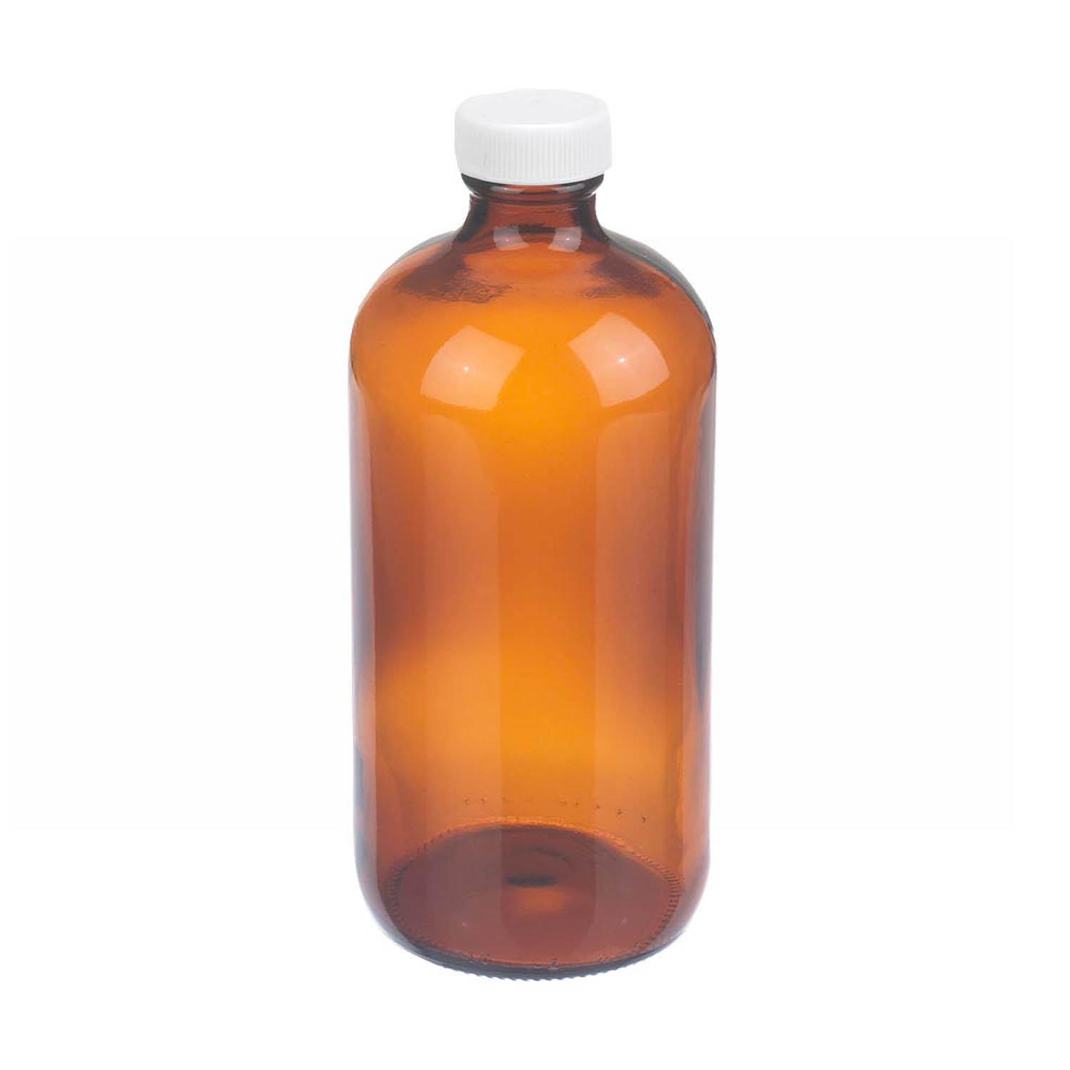 WHEATON 500mL 棕色波士顿圆形瓶 白色聚丙烯盖 聚乙烯瓶盖垫 60个/盒