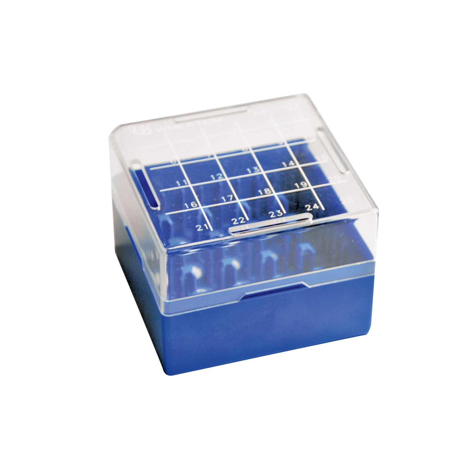 WHEATON KeepIT冷冻盒 KeepIT-25可存放25个外旋盖冻存瓶（1.2-2mL） 蓝色 10 个/盒