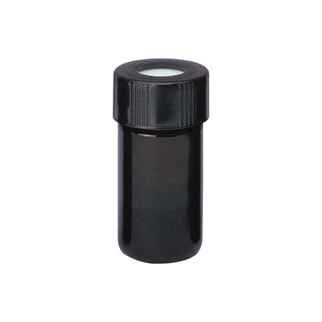 WHEATON 新一代小瓶 2.0 mL 棕色 顶端开口 黑色酚醛树脂旋盖 带PTFE表面的硅树脂盖垫 12 个/盒